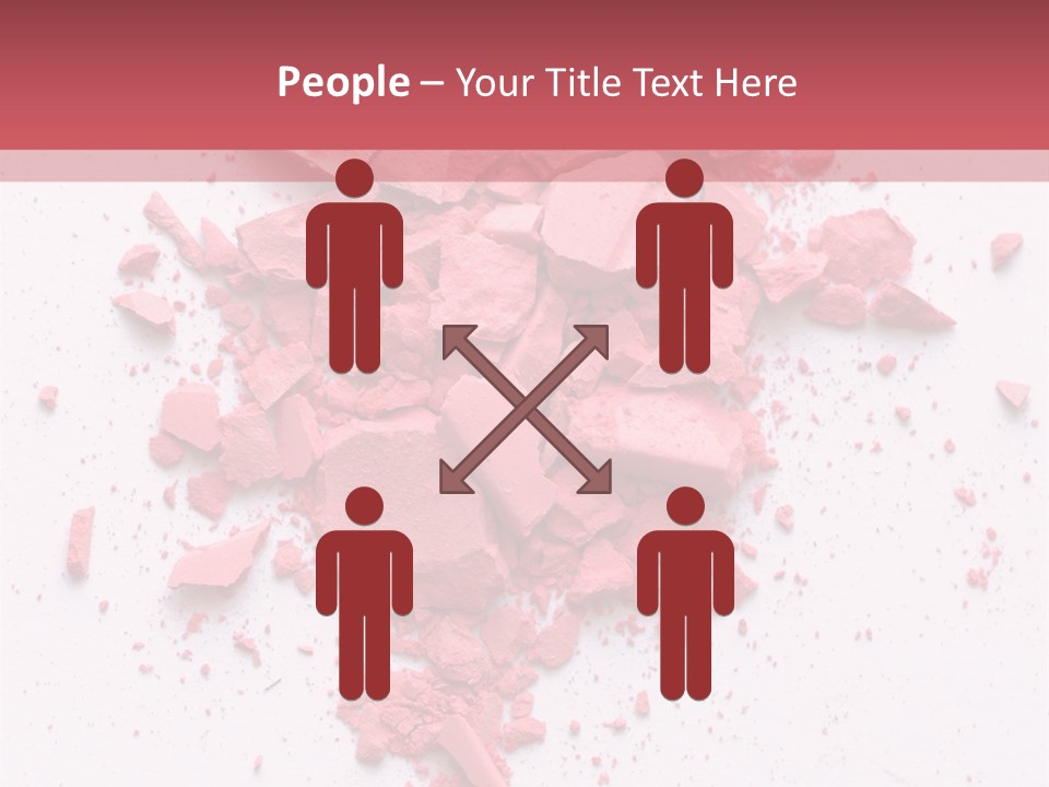 Rose Elegance Paint PowerPoint Template