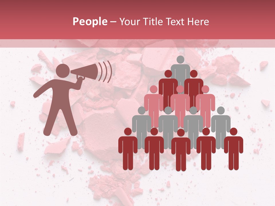 Rose Elegance Paint PowerPoint Template