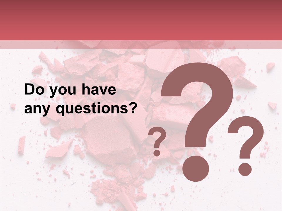 Rose Elegance Paint PowerPoint Template