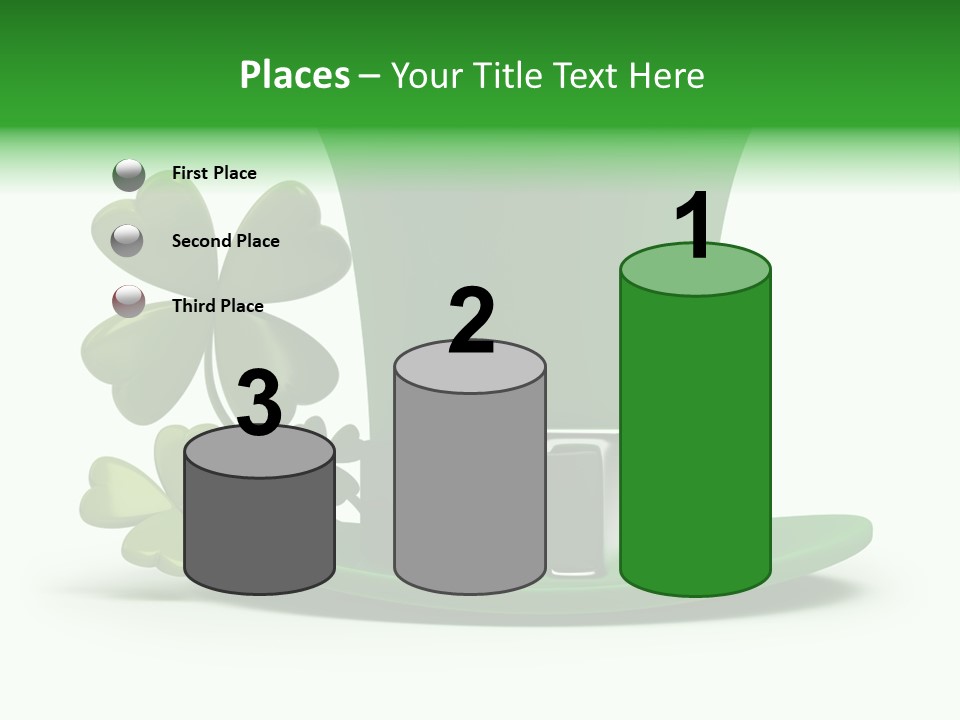 Green March Graphics PowerPoint Template