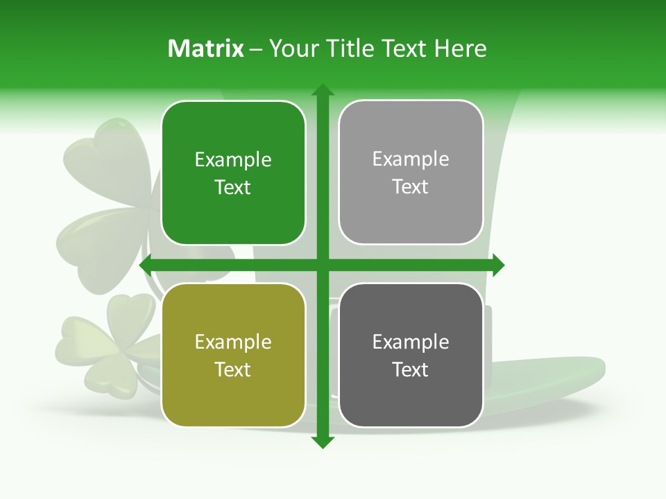 Green March Graphics PowerPoint Template