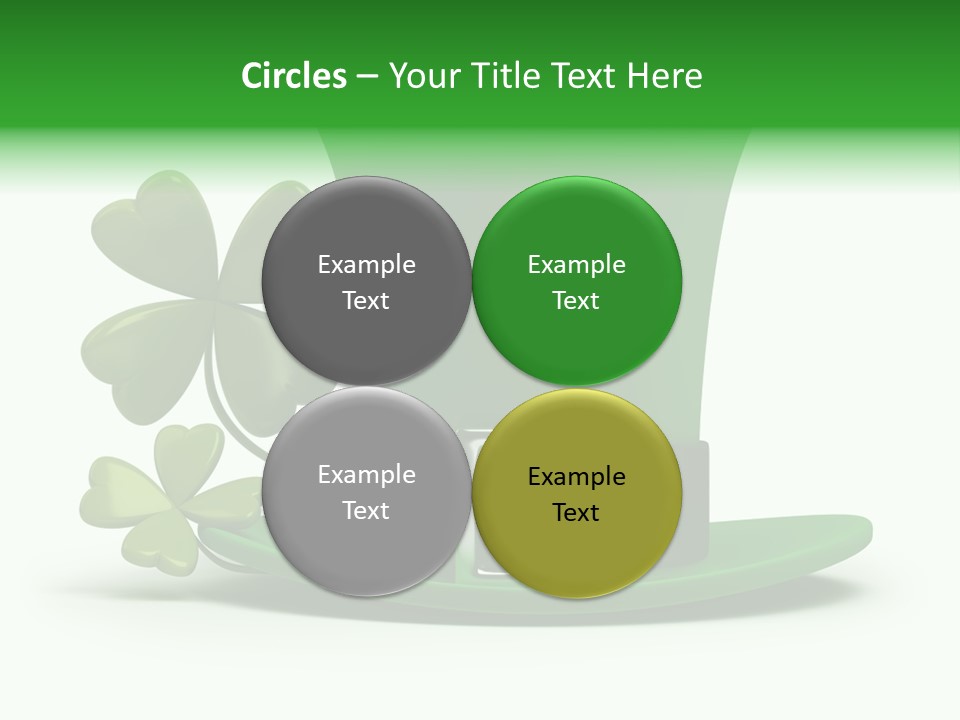 Green March Graphics PowerPoint Template