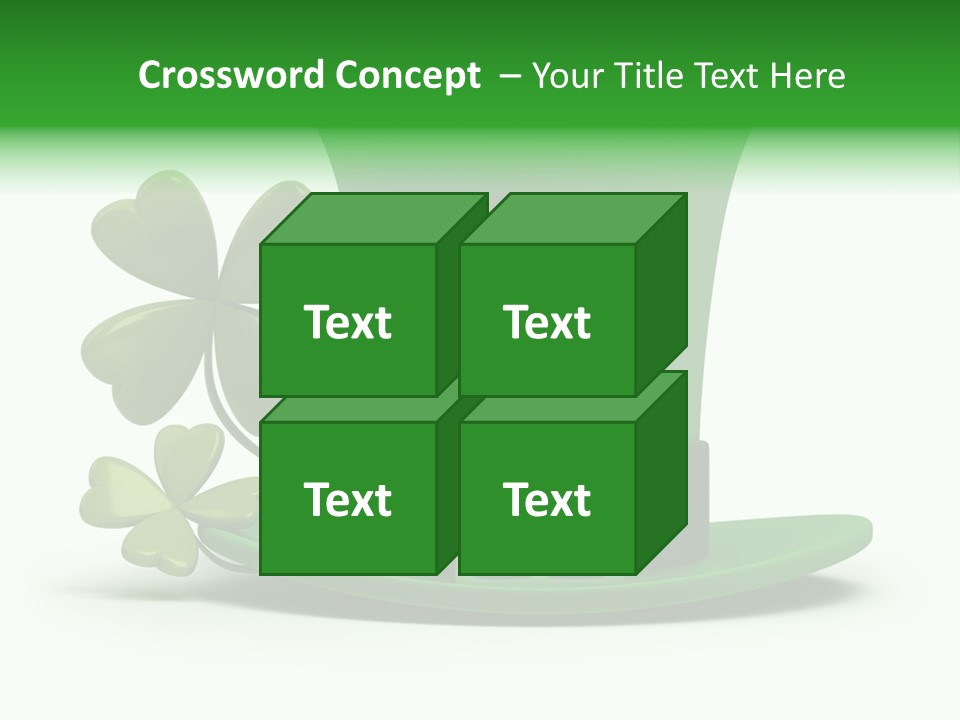 Green March Graphics PowerPoint Template