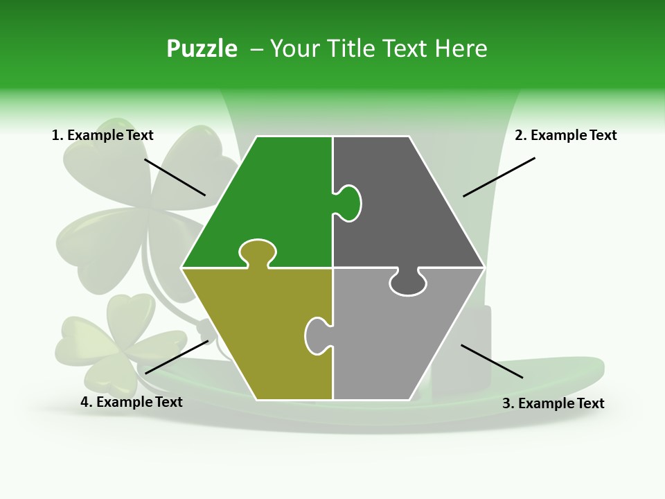 Green March Graphics PowerPoint Template