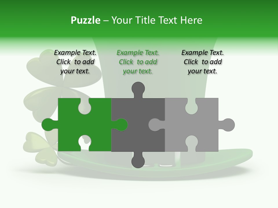 Green March Graphics PowerPoint Template