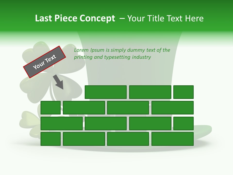 Green March Graphics PowerPoint Template