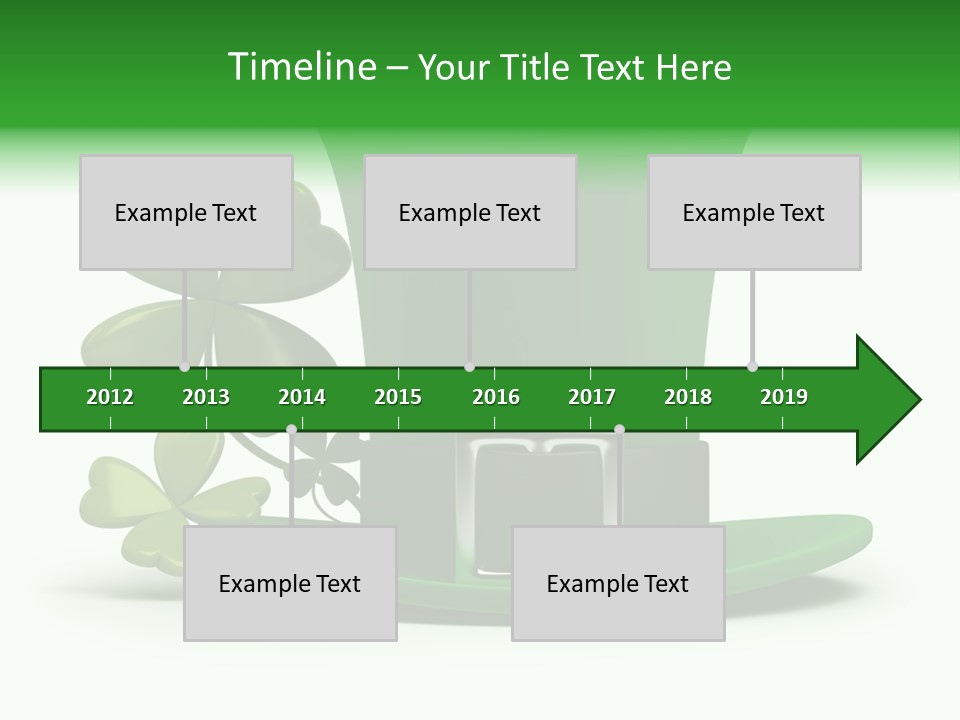 Green March Graphics PowerPoint Template