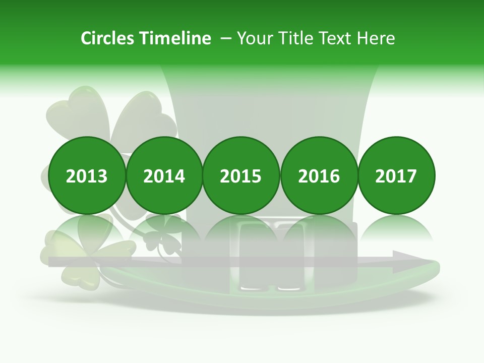 Green March Graphics PowerPoint Template