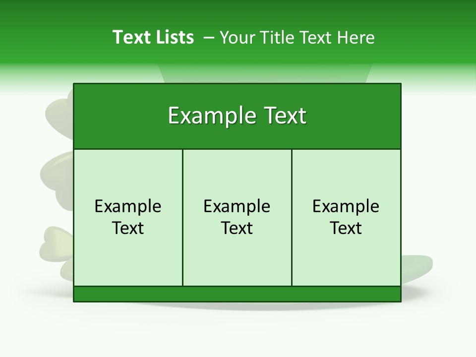 Green March Graphics PowerPoint Template