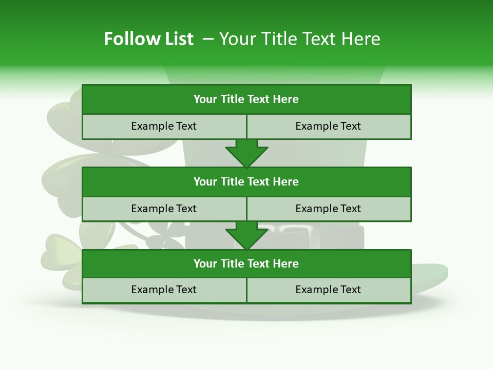 Green March Graphics PowerPoint Template