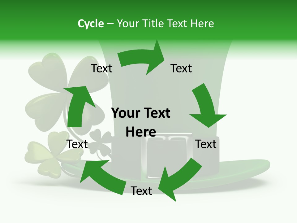 Green March Graphics PowerPoint Template