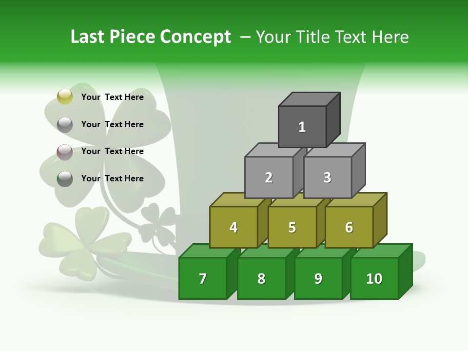 Green March Graphics PowerPoint Template