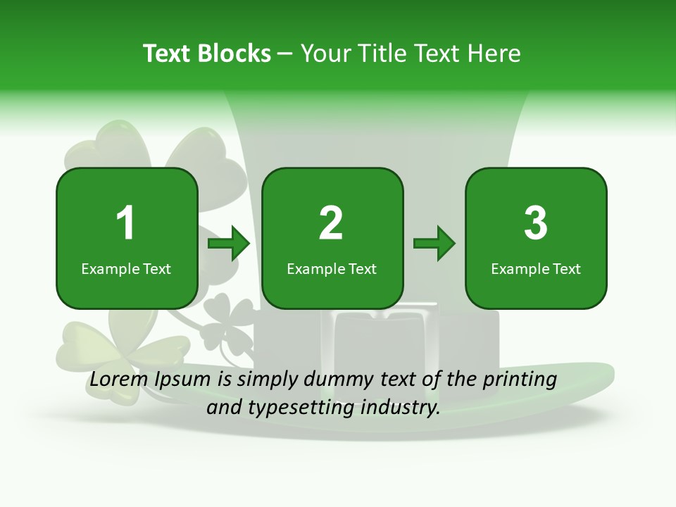 Green March Graphics PowerPoint Template
