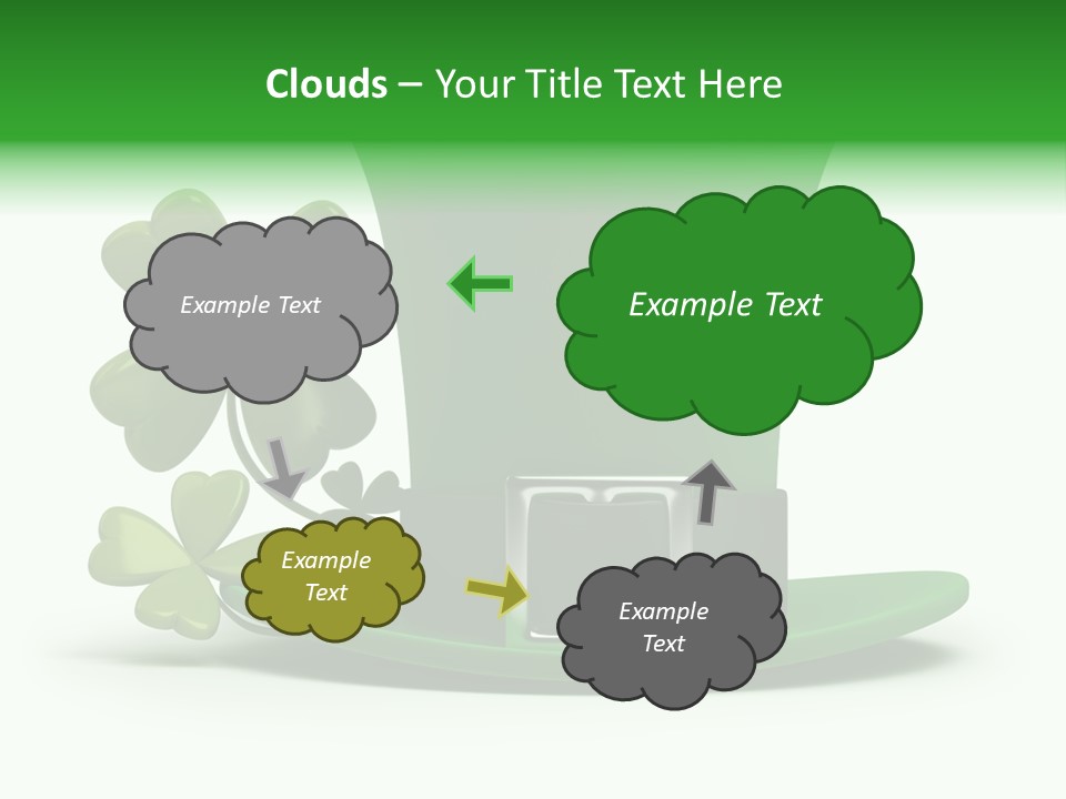 Green March Graphics PowerPoint Template