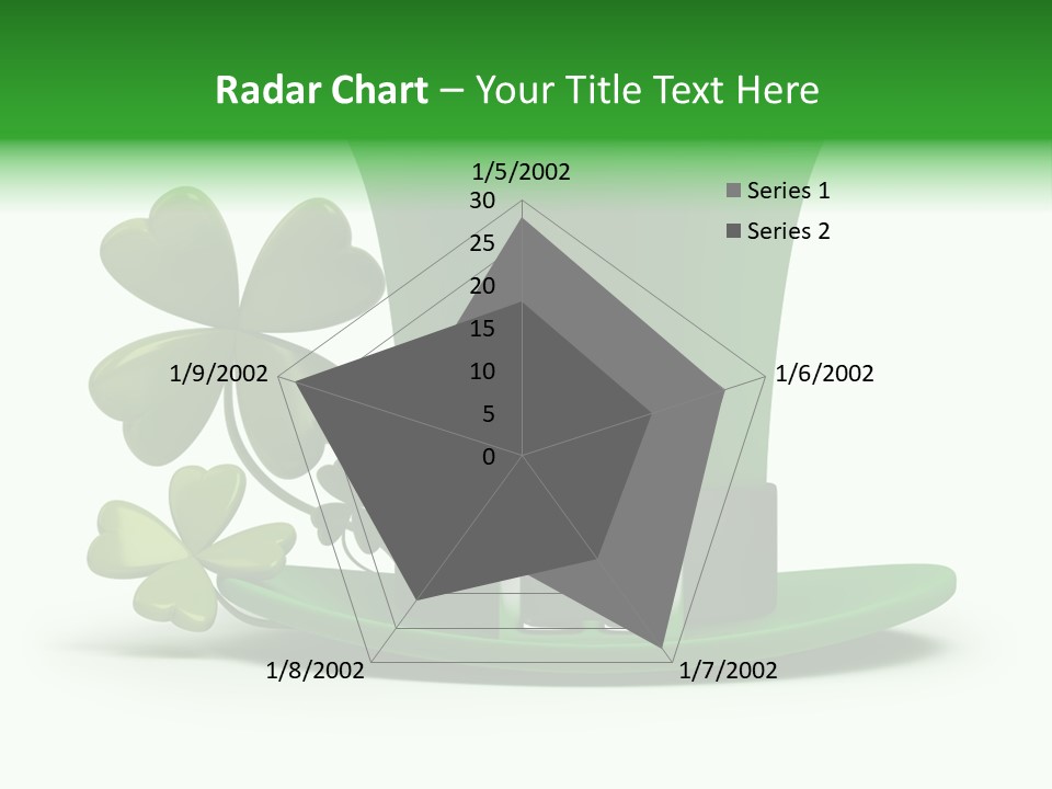 Green March Graphics PowerPoint Template