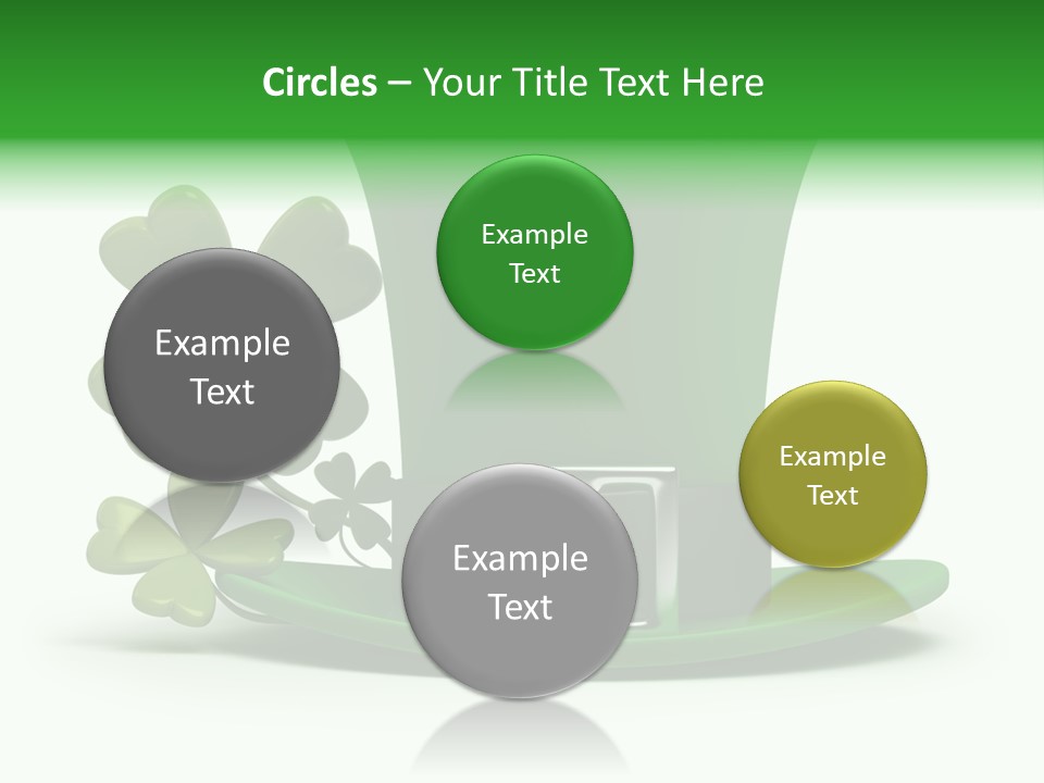 Green March Graphics PowerPoint Template