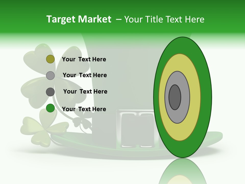 Green March Graphics PowerPoint Template