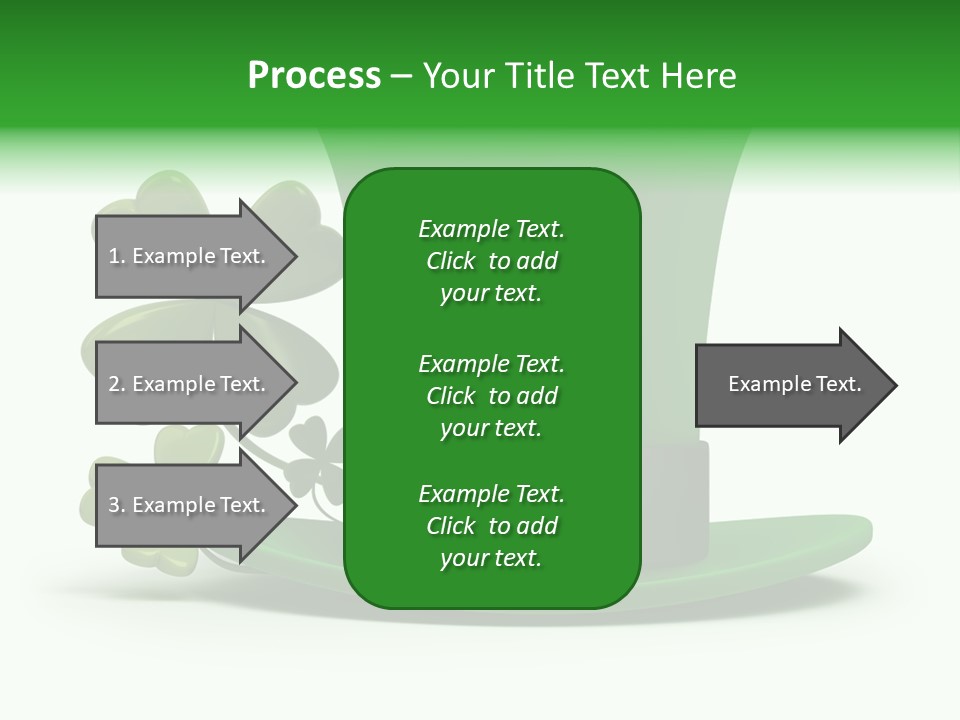 Green March Graphics PowerPoint Template