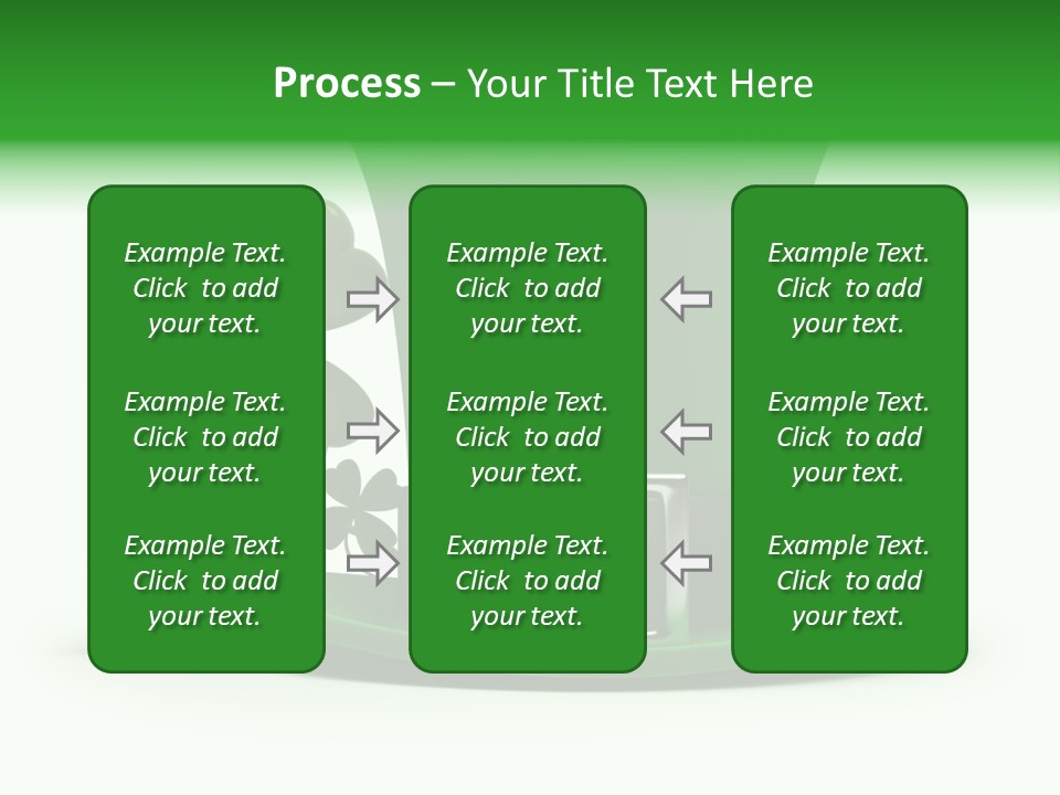 Green March Graphics PowerPoint Template