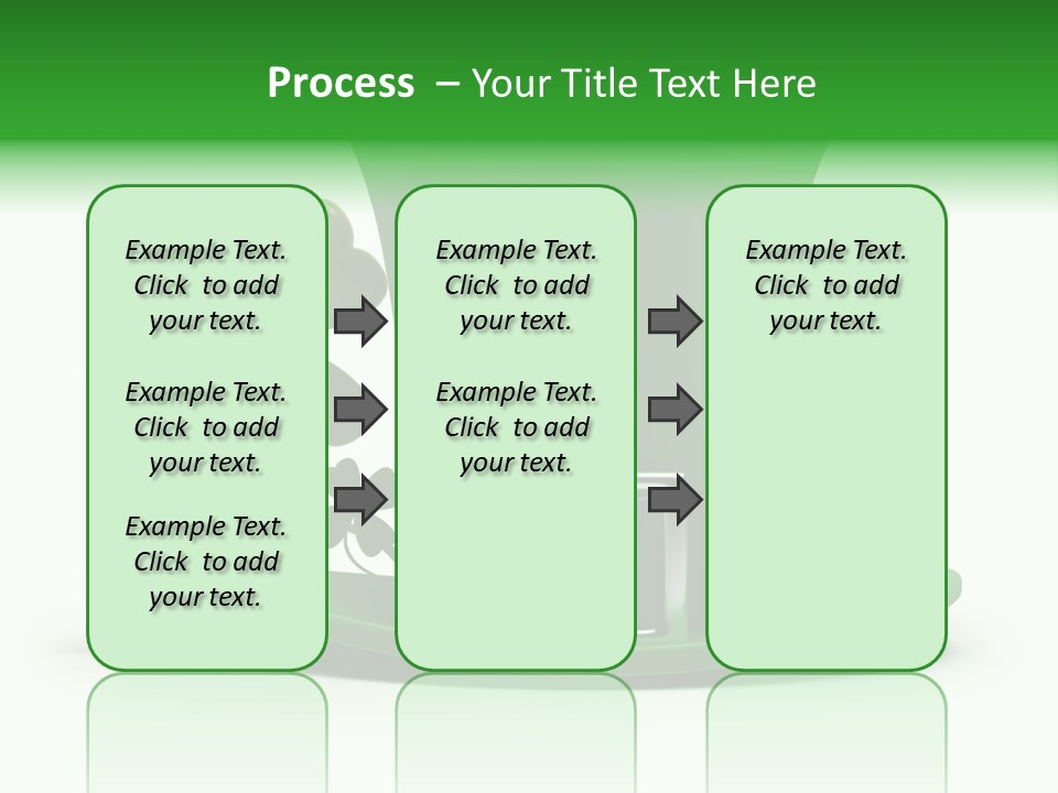 Green March Graphics PowerPoint Template