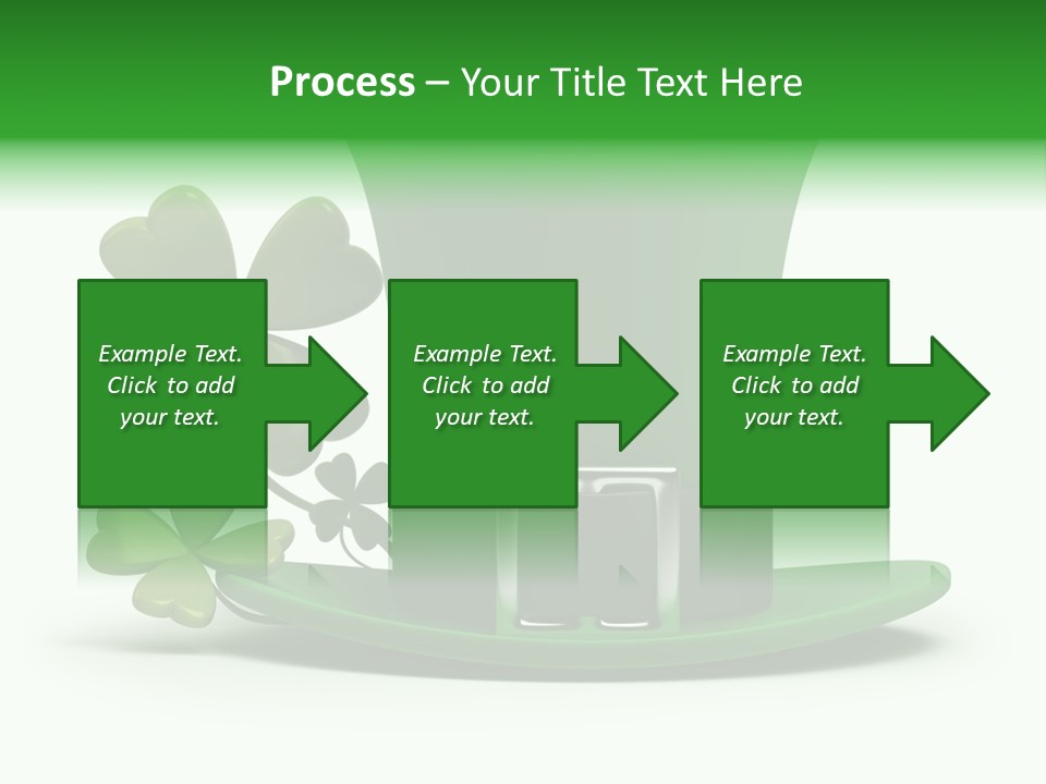 Green March Graphics PowerPoint Template