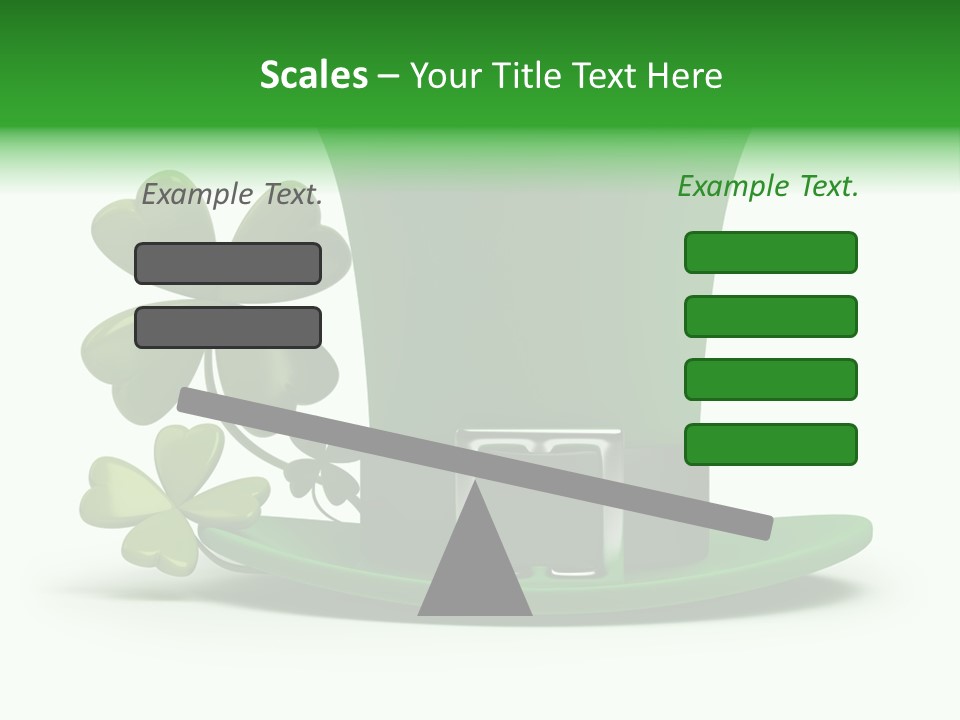 Green March Graphics PowerPoint Template