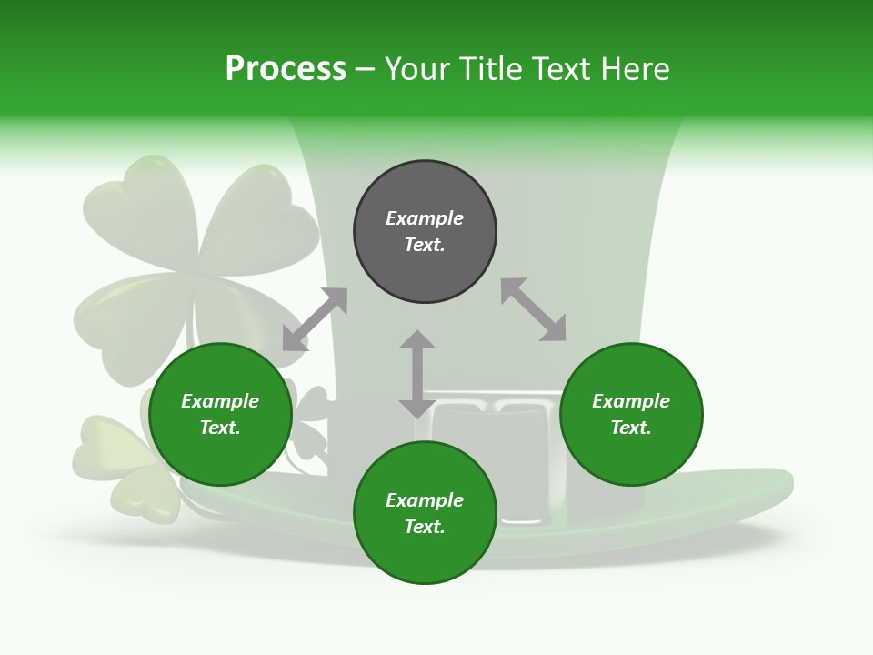 Green March Graphics PowerPoint Template