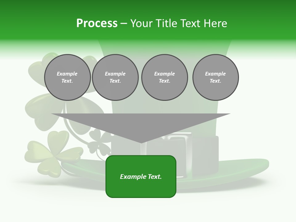 Green March Graphics PowerPoint Template