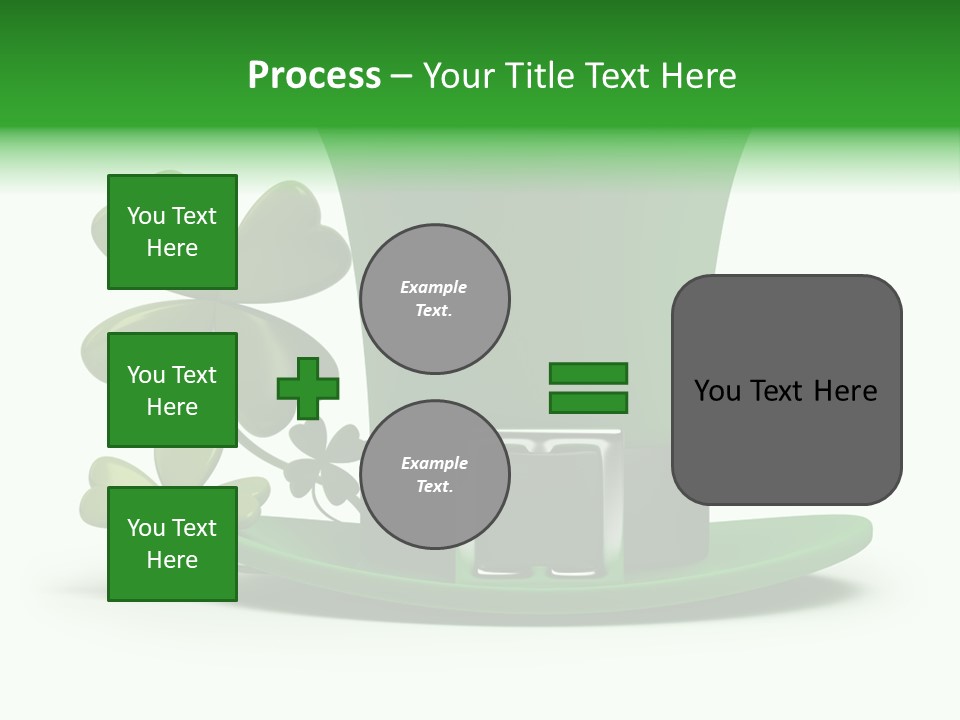 Green March Graphics PowerPoint Template