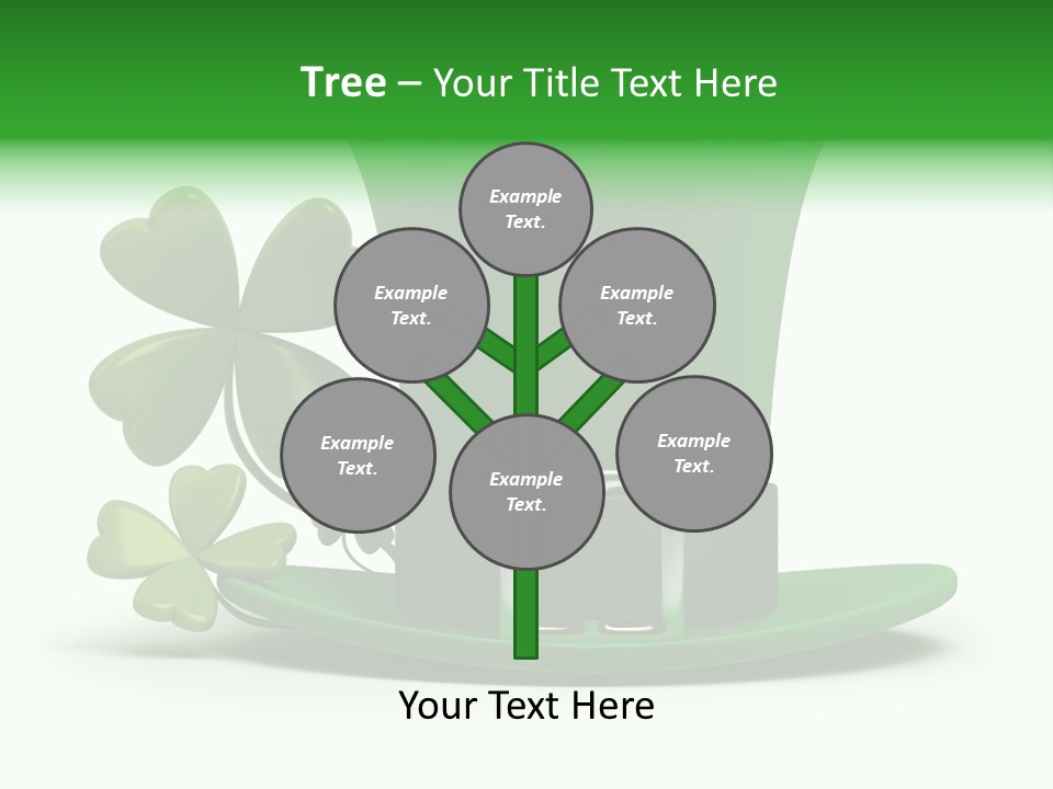 Green March Graphics PowerPoint Template