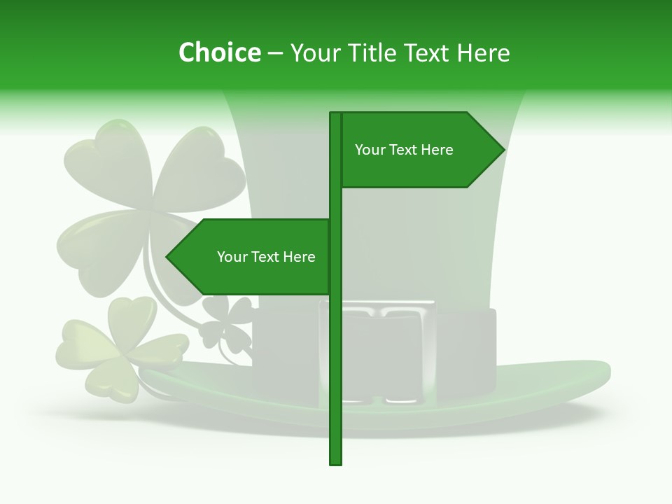 Green March Graphics PowerPoint Template