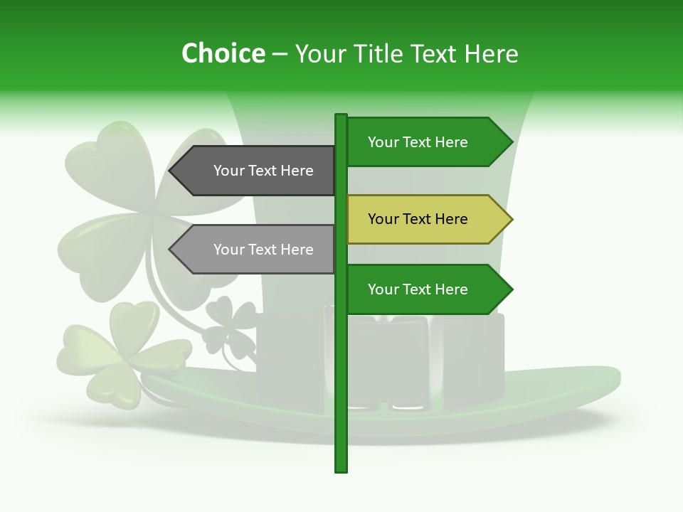 Green March Graphics PowerPoint Template