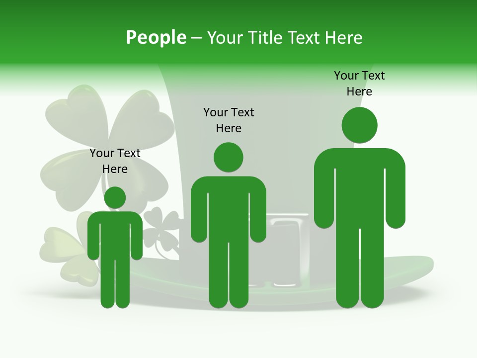 Green March Graphics PowerPoint Template