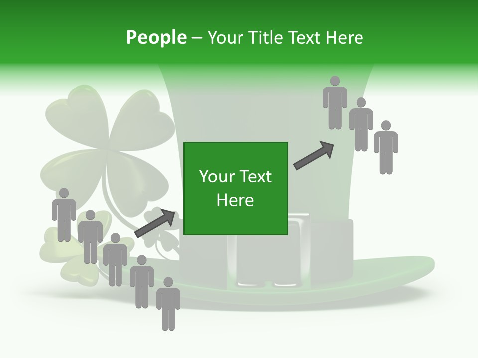 Green March Graphics PowerPoint Template