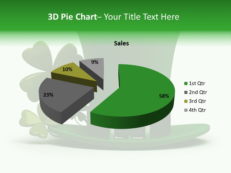 Green March Graphics PowerPoint Template