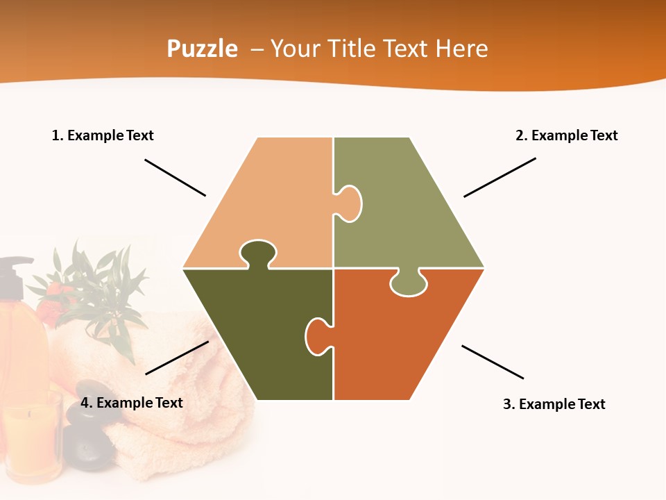 Towel Wellbeing Style PowerPoint Template