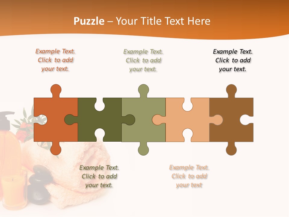 Towel Wellbeing Style PowerPoint Template