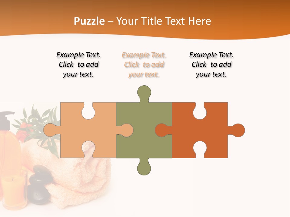 Towel Wellbeing Style PowerPoint Template