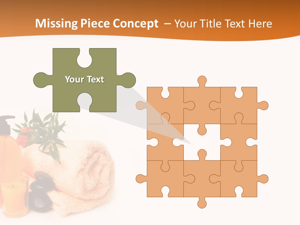 Towel Wellbeing Style PowerPoint Template