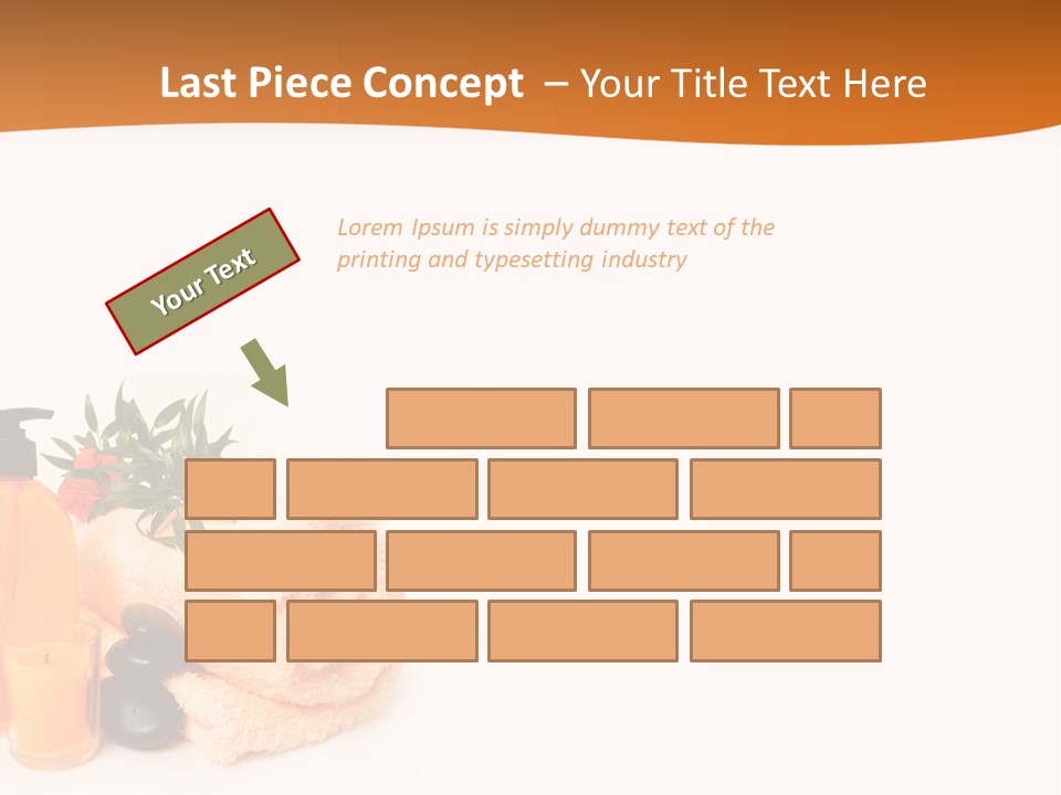 Towel Wellbeing Style PowerPoint Template