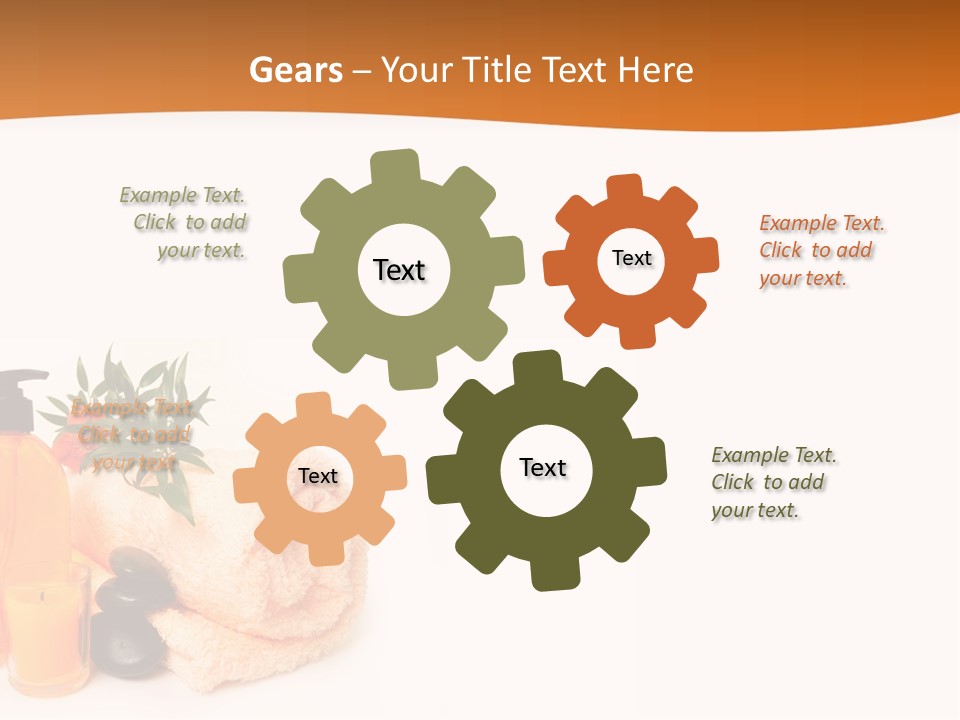 Towel Wellbeing Style PowerPoint Template