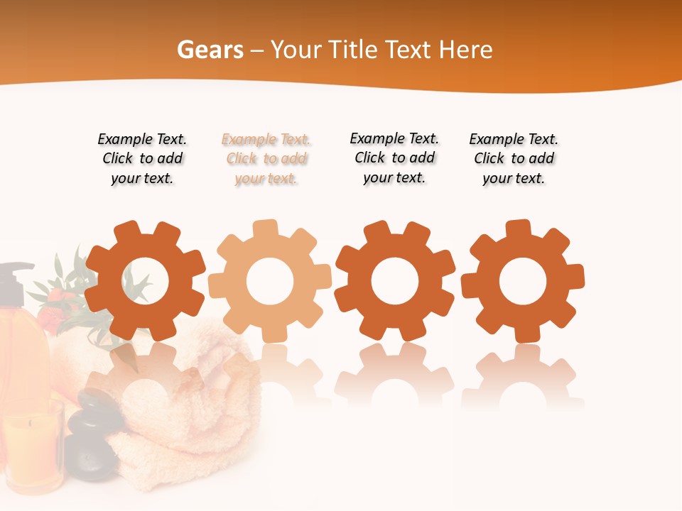 Towel Wellbeing Style PowerPoint Template