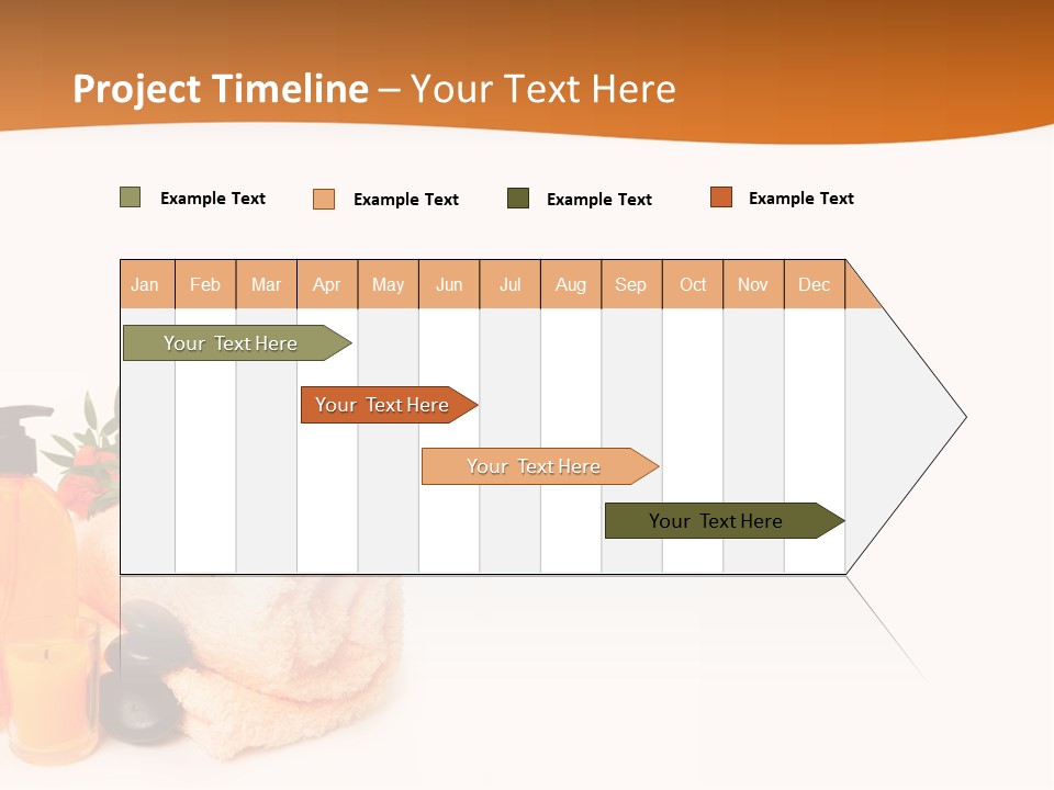 Towel Wellbeing Style PowerPoint Template