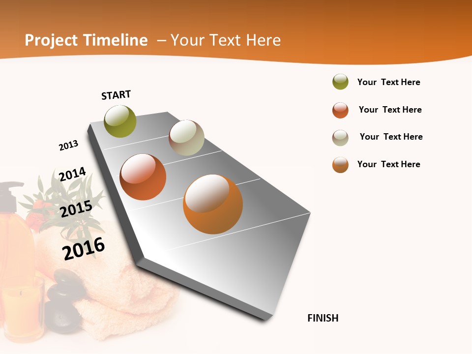 Towel Wellbeing Style PowerPoint Template