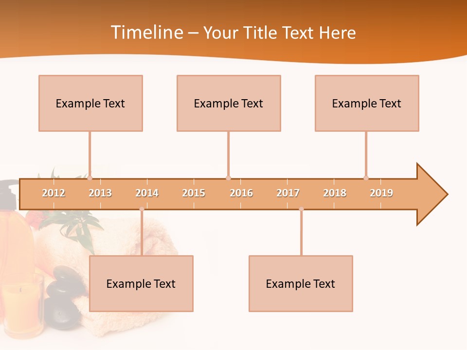 Towel Wellbeing Style PowerPoint Template