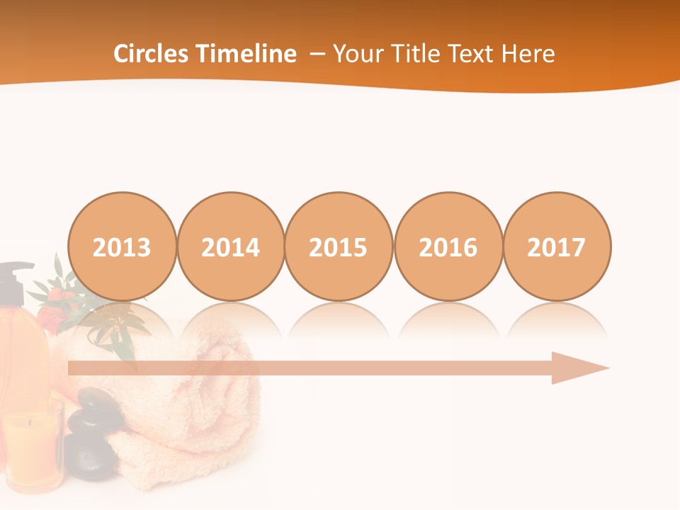 Towel Wellbeing Style PowerPoint Template