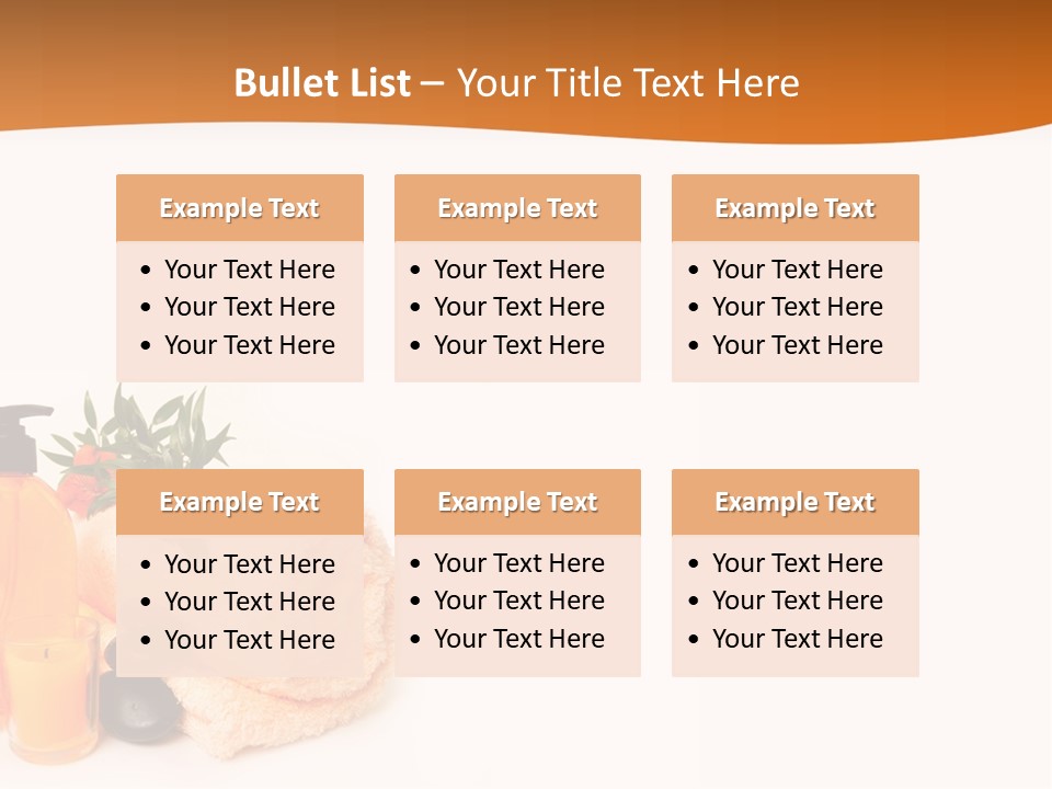 Towel Wellbeing Style PowerPoint Template