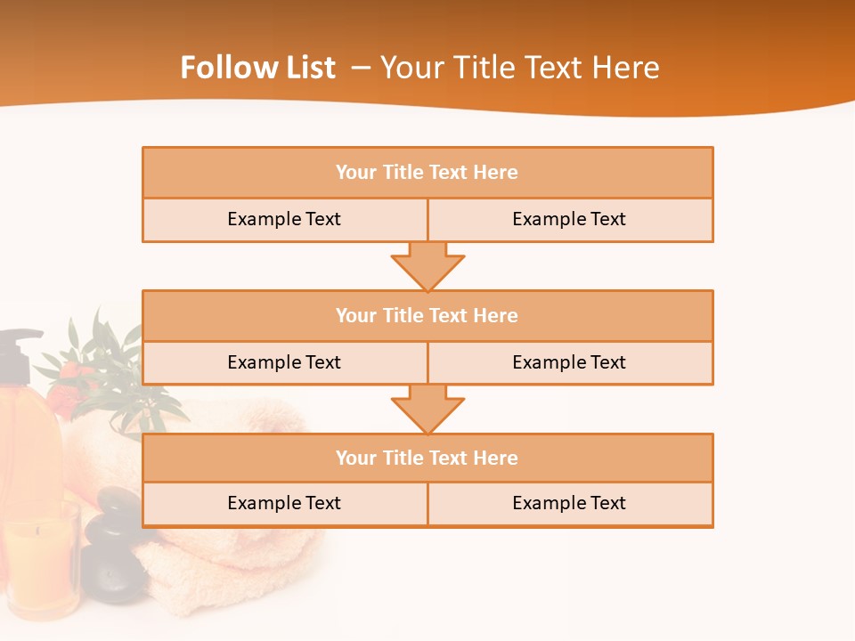 Towel Wellbeing Style PowerPoint Template