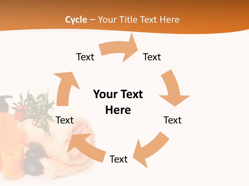 Towel Wellbeing Style PowerPoint Template