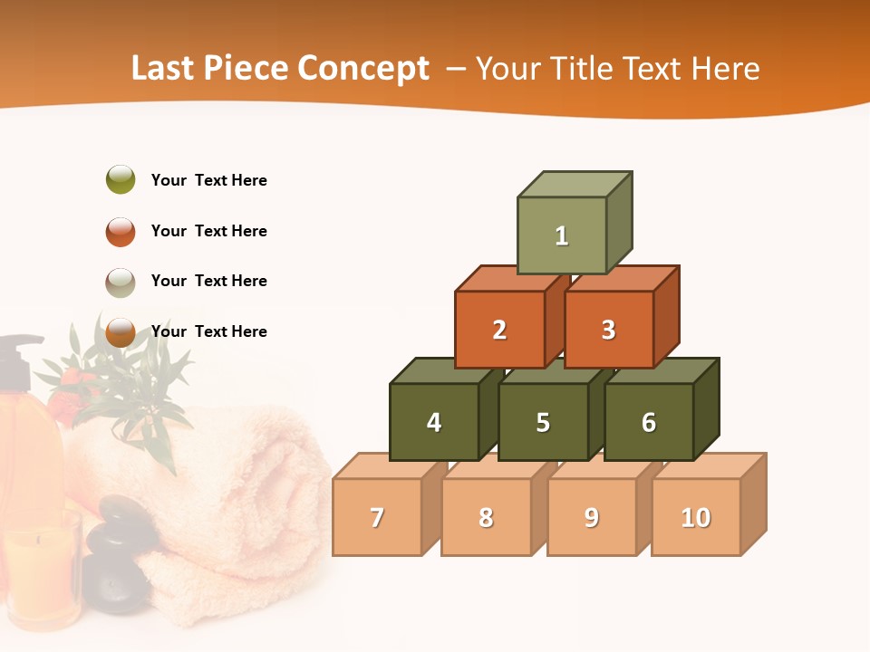 Towel Wellbeing Style PowerPoint Template